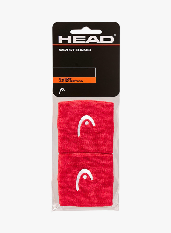 Head Wristband 2,5" - 2 Pack - Red