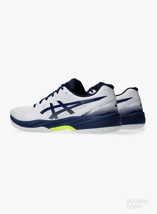 Asics Gel-Court Hunter 3 - White / Dark Blue