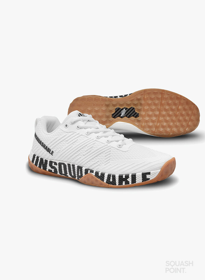 UNSQUASHABLE FAST-TEC PRO Squash Shoe - White