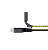 SoSkild SoSkild iPhone USB-C - Lightning Oplaadkabel 1.5m  - Zwart / Geel