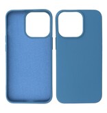 P2C P2C Silicone Hoesje iPhone 15 Pro Max Blauw