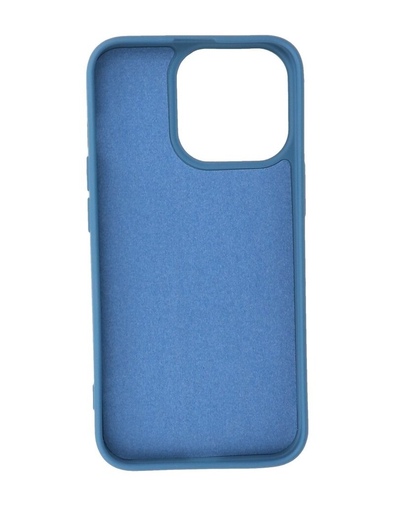 P2C P2C Silicone Hoesje iPhone 15 Pro Max Blauw