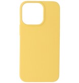 P2C P2C Silicone Hoesje iPhone 15 Pro Max Geel