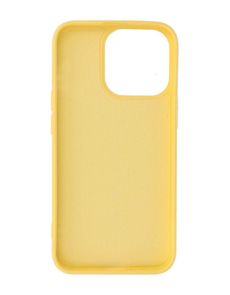 P2C P2C Silicone Hoesje iPhone 15 Pro Max Geel