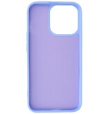 P2C P2C Silicone Hoesje iPhone 15 Pro Max Lila/ Paars