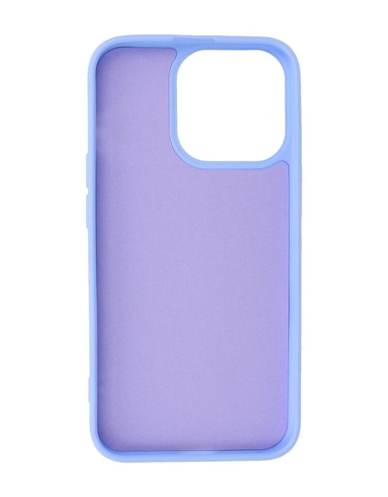 P2C P2C Silicone Hoesje iPhone 15 Pro Max Lila/ Paars