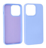 P2C P2C Silicone Hoesje iPhone 15 Pro Max Lila/ Paars