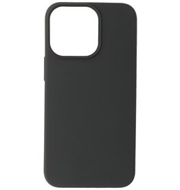 P2C P2C Silicone Hoesje iPhone 15 Pro Max Zwart