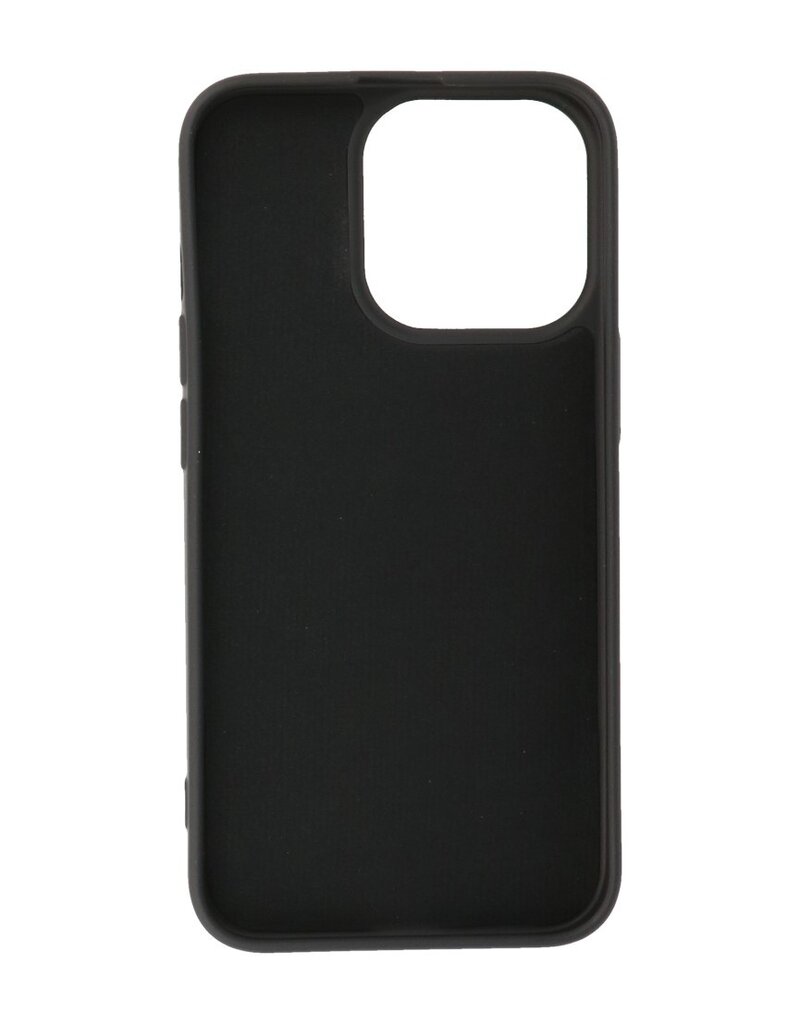 P2C P2C Silicone Hoesje iPhone 15 Pro Max Zwart