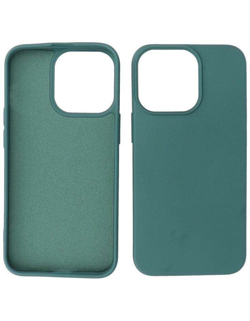 P2C P2C Silicone Hoesje iPhone 15 Pro Groen