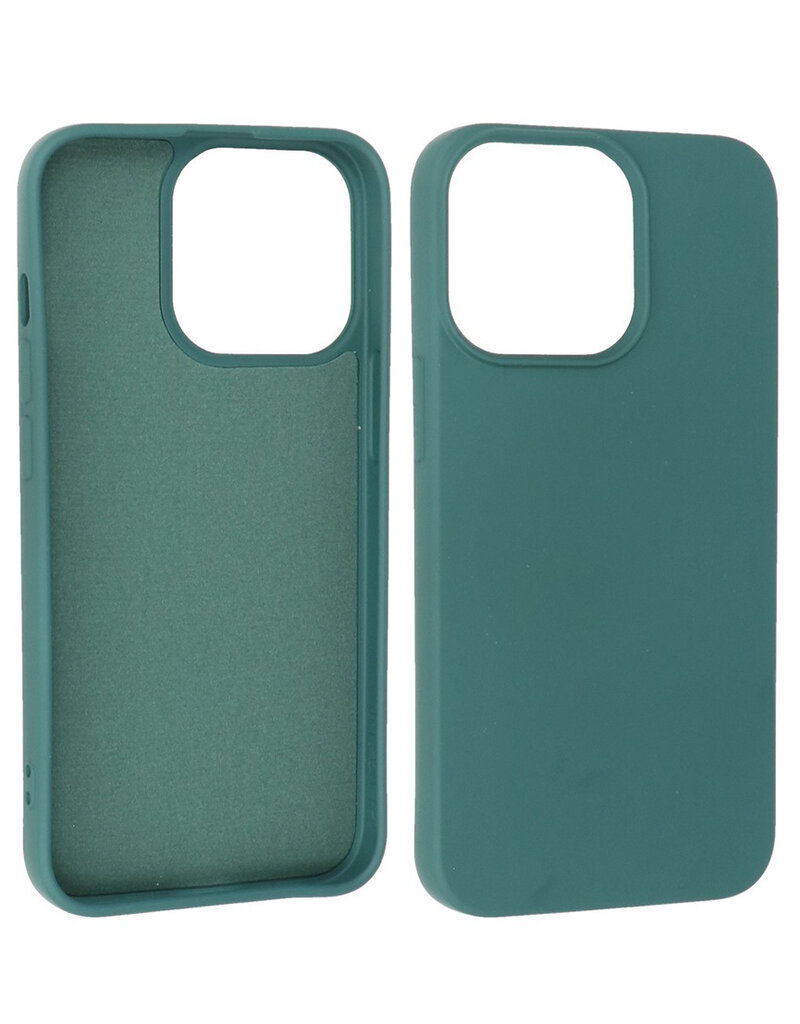 P2C P2C Silicone Hoesje iPhone 15 Pro Groen