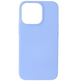 P2C P2C Silicone Hoesje iPhone 15 Pro Lila/ Paars