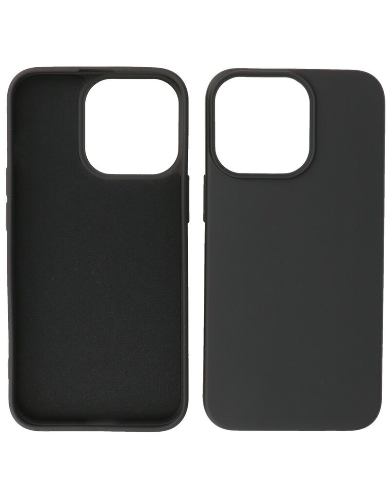 P2C P2C Silicone Hoesje iPhone 15 Pro Zwart