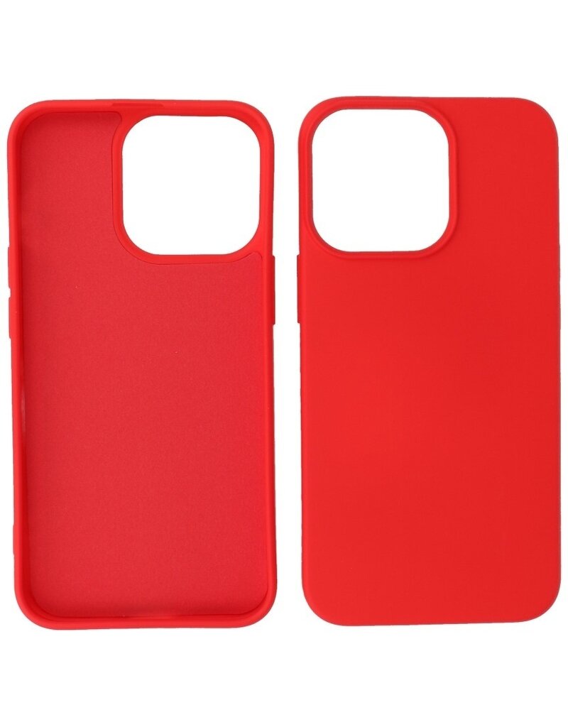 P2C P2C Silicone Hoesje iPhone 15 Pro Rood