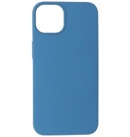 P2C P2C Silicone Hoesje iPhone 15 Blauw