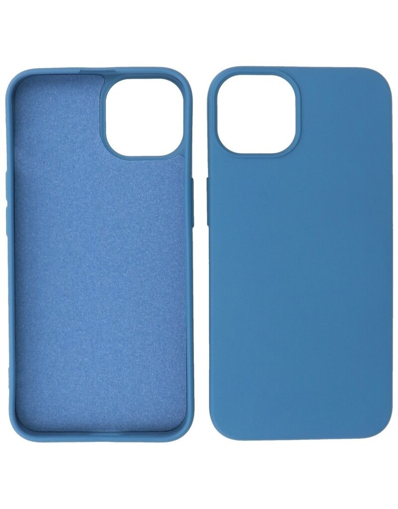 P2C P2C Silicone Hoesje iPhone 15 Blauw