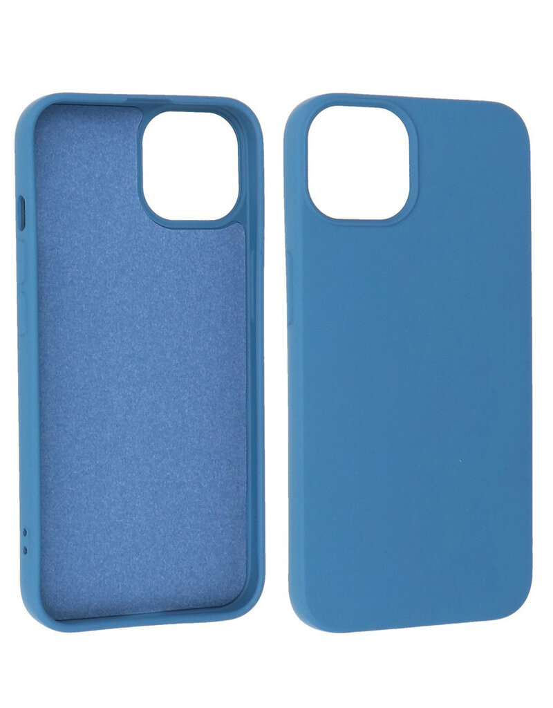 P2C P2C Silicone Hoesje iPhone 15 Blauw