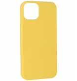 P2C P2C Silicone Hoesje iPhone 15 Geel