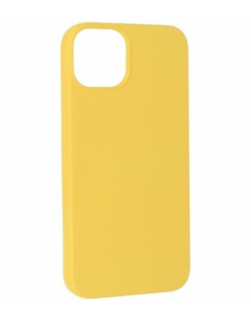 P2C P2C Silicone Hoesje iPhone 15 Geel