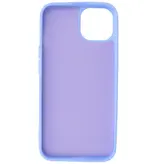 P2C P2C Silicone Hoesje iPhone 15 Lila/ Paars