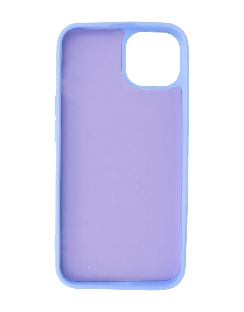 P2C P2C Silicone Hoesje iPhone 15 Lila/ Paars