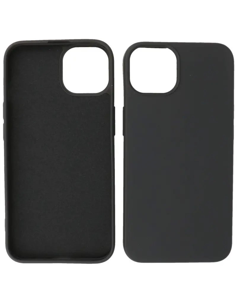 P2C P2C Silicone Hoesje iPhone 15 Zwart