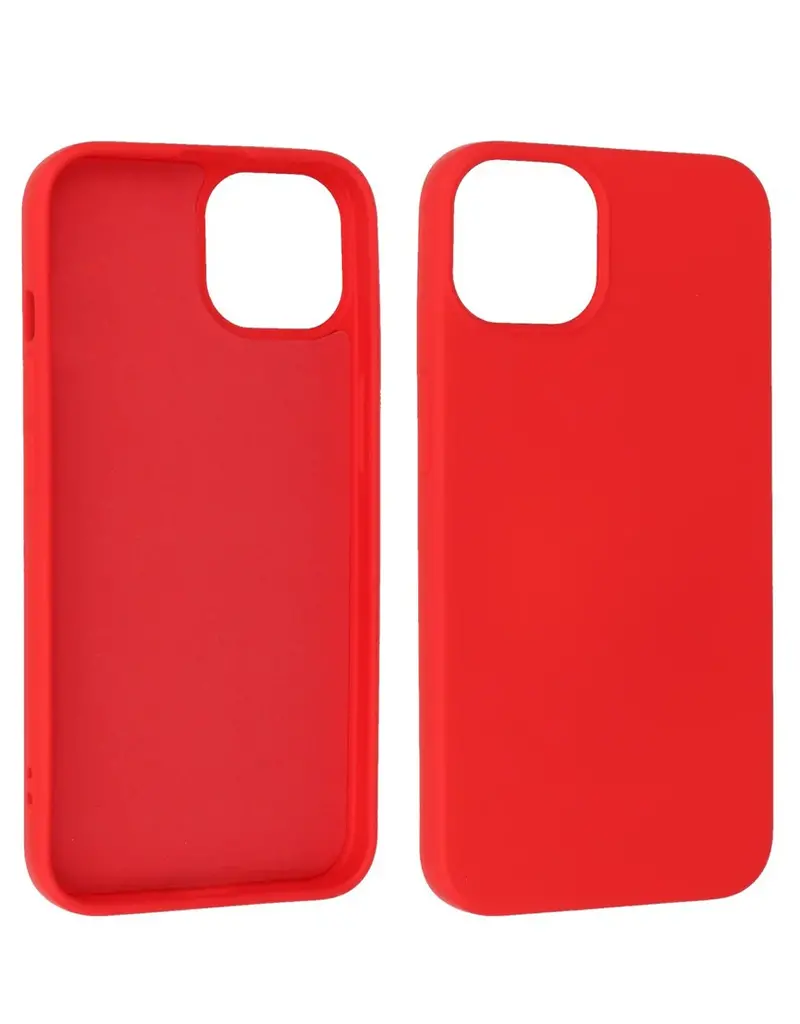 P2C P2C Silicone Hoesje iPhone 15 Rood