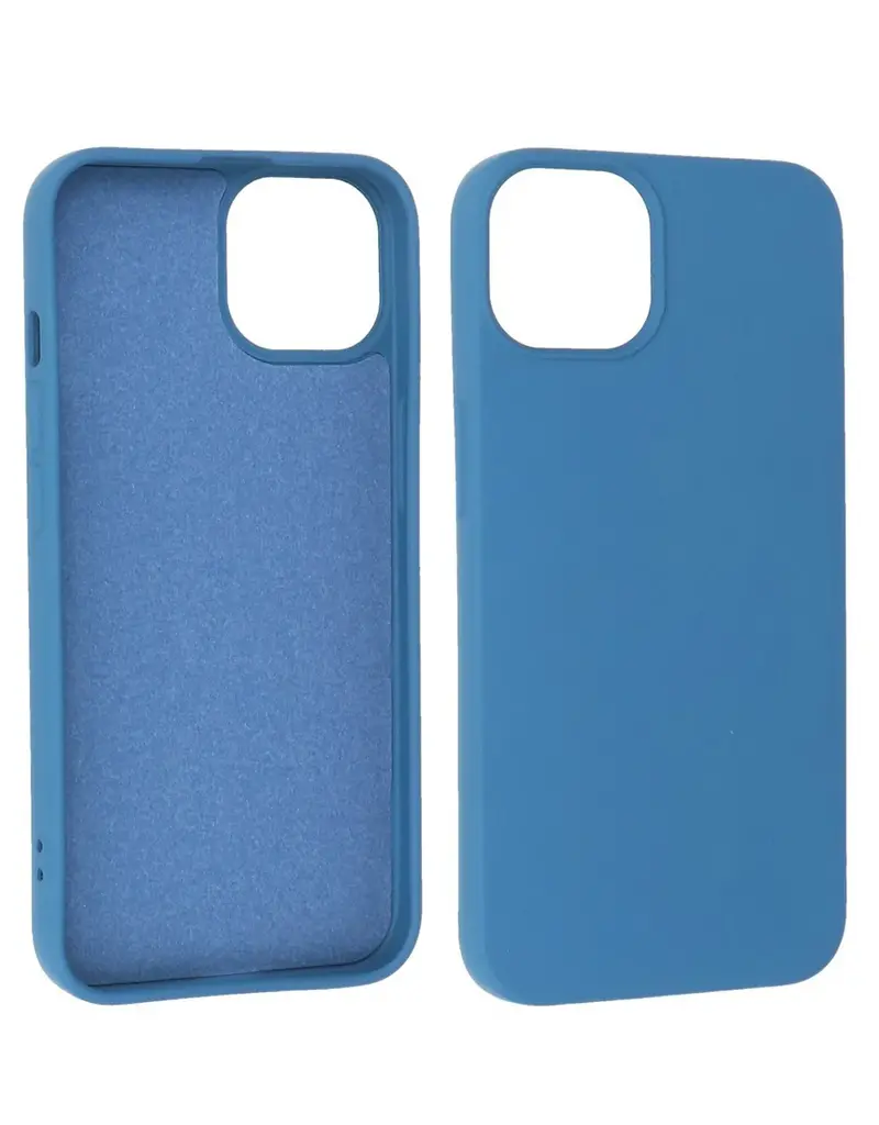 P2C P2C Silicone Hoesje iPhone 13 / 14 Blauw