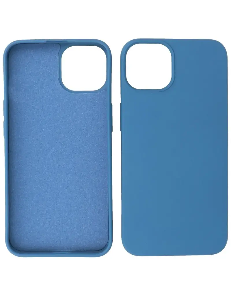 P2C P2C Silicone Hoesje iPhone 13 / 14 Blauw