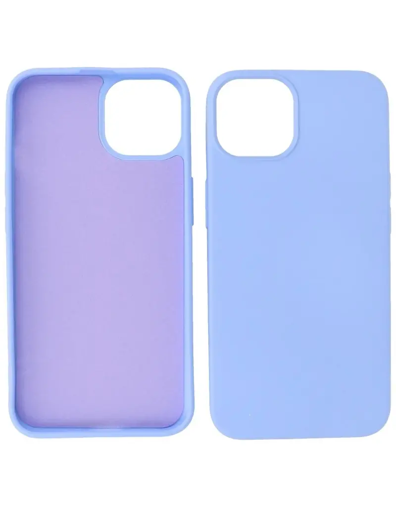 P2C P2C Silicone Hoesje iPhone 13 / 14 Lila Paars
