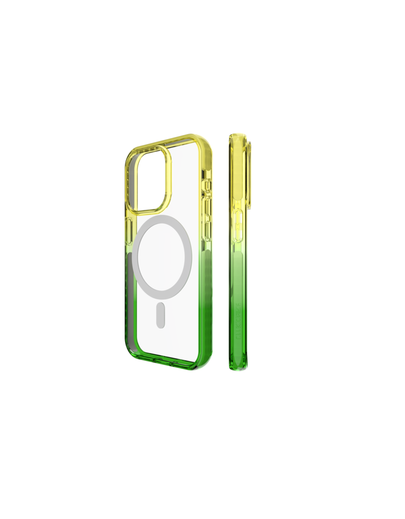 Nikoza Nikoza Gradient Impact Case iPhone 15 Pro Max Yellow - Green