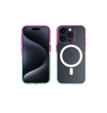 Nikoza Nikoza Gradient Impact Case iPhone 15 Pro Max Light Pink - Blue