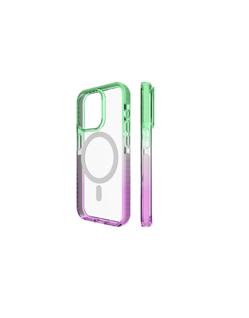 Nikoza Nikoza Gradient Case iPhone 15 Pro Green - Purple