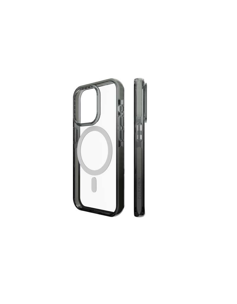 Nikoza Nikoza Gradient Impact Case iPhone 15 Pro Black - Smokey