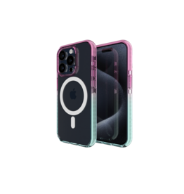 Nikoza Nikoza Gradient Case iPhone 15 Pro Light Pink - Blue