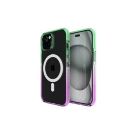 Nikoza Nikoza Gradient Case iPhone 15 Green - Purple