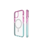 Nikoza Nikoza Gradient Impact Case iPhone 15 Light Pink - Blue