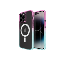 Nikoza Nikoza Gradient Case iPhone 14 Pro Light Pink - Blue