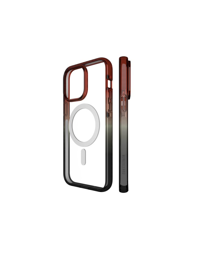 Nikoza Nikoza Gradient Impact Case iPhone 14 Pro Red - Black