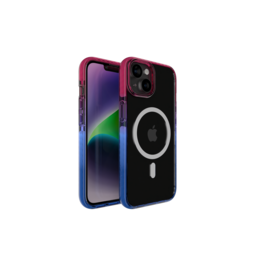 Nikoza Nikoza Gradient Case iPhone 14 / 13 Fucsia - Blue