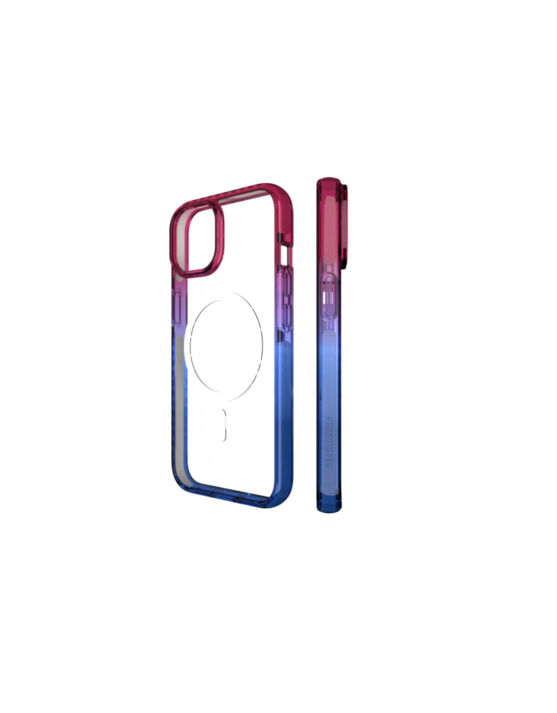 Nikoza Nikoza Gradient Impact Case iPhone 14 / 13 Fucsia - Blue