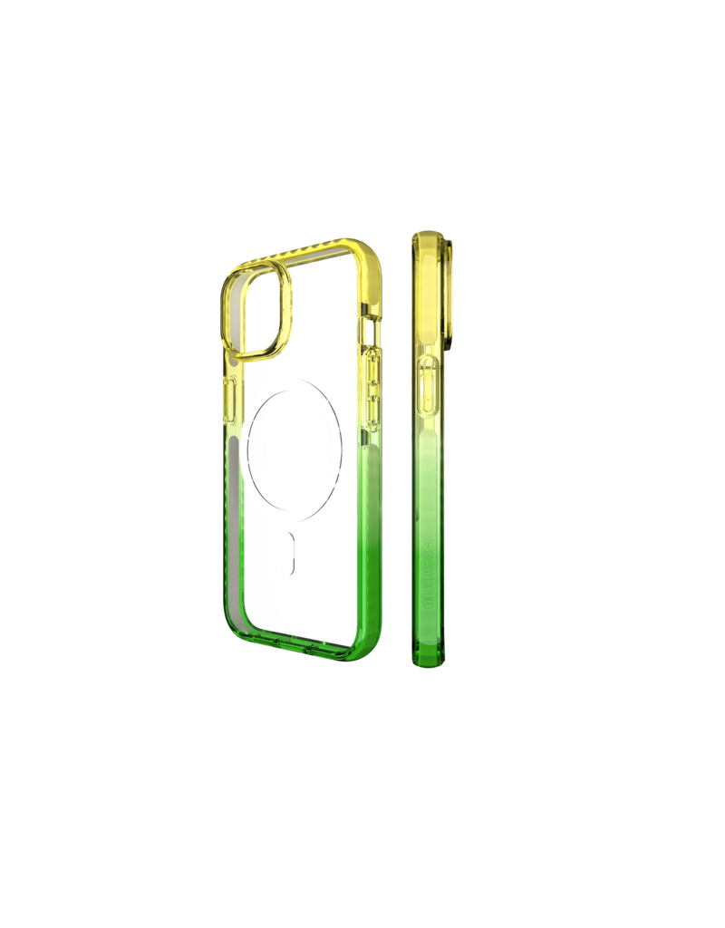 Nikoza Nikoza Gradient Impact Case iPhone 14 / 13 Yellow - Green