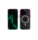 Nikoza Nikoza Gradient Impact Case iPhone 13 Pro Light Pink - Blue