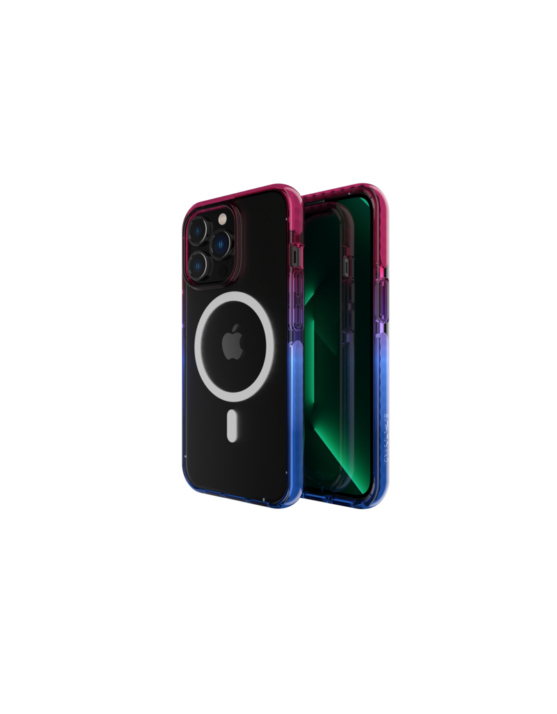 Nikoza Nikoza Gradient Impact Case iPhone 13 Pro Fucsia - Blue