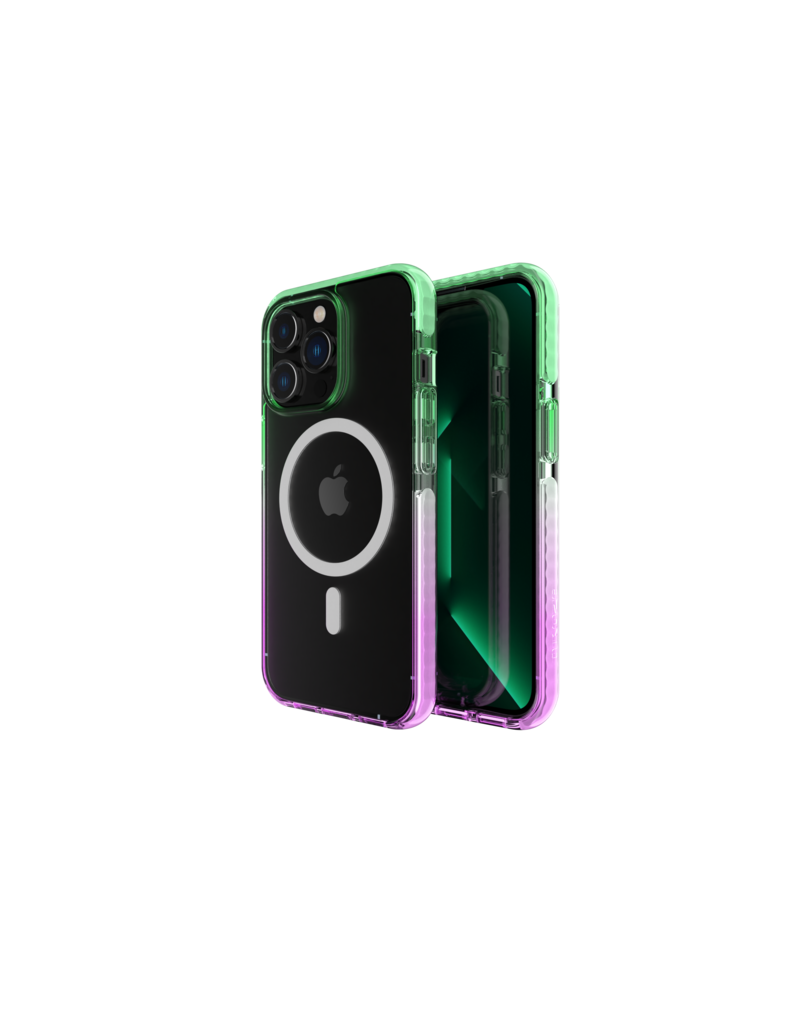 Nikoza Nikoza Gradient Case iPhone 13 Pro Green - Purple
