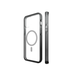 Nikoza Nikoza Gradient Impact Case iPhone 12 (Pro) Black - Smokey