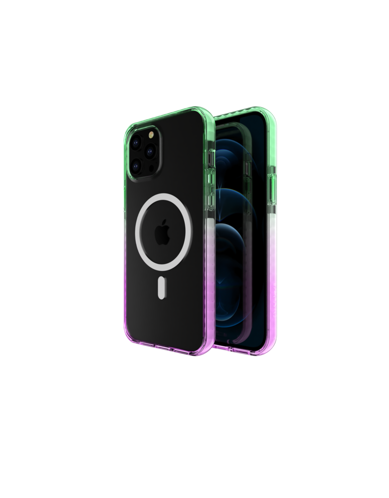 Nikoza Nikoza Gradient Case iPhone (12) Pro Green - Purple