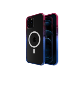 Nikoza Nikoza Gradient Case iPhone 12 (Pro) Fucsia - Blue