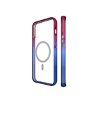 Nikoza Nikoza Gradient Impact Case iPhone 12 (Pro) Fucsia - Blue