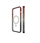 Nikoza Nikoza Gradient Impact Case iPhone 12 (Pro) Red - Black